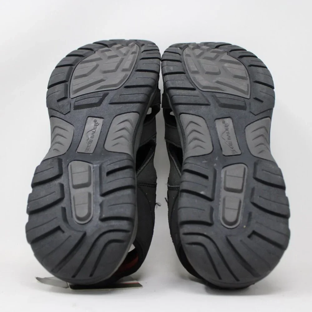 Eddie Bauer Carl Sandals NWT‎ Mens 13 Black Hiking Outdoor Adjustable Closed Toe